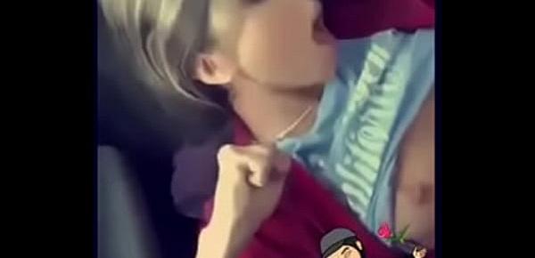  super moaning orgasm in the car